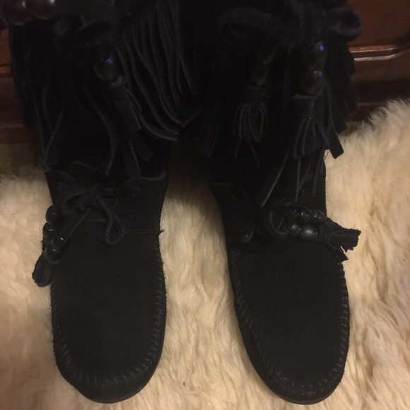 Black moccasins - Picture 1 of 4