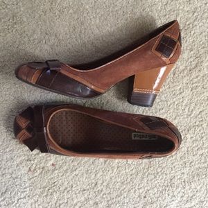 Not Rated brown shoes.