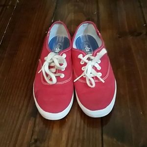 Red Keds shoes size 6 womens
