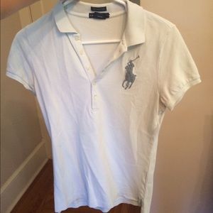 Ralph Lauren big pony light blue polo