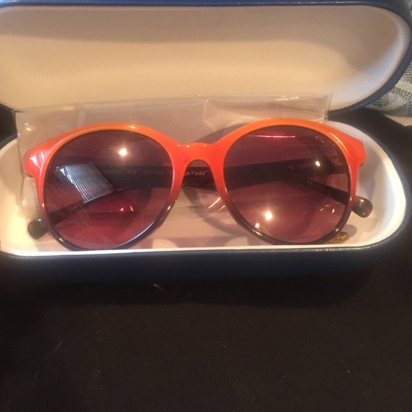 Cole Haan orange fade sunglasses brand new
