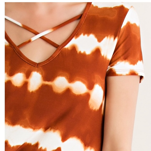 ‼️Clearance Tie Dye Short Sleeve Dress - Picture 2 of 3