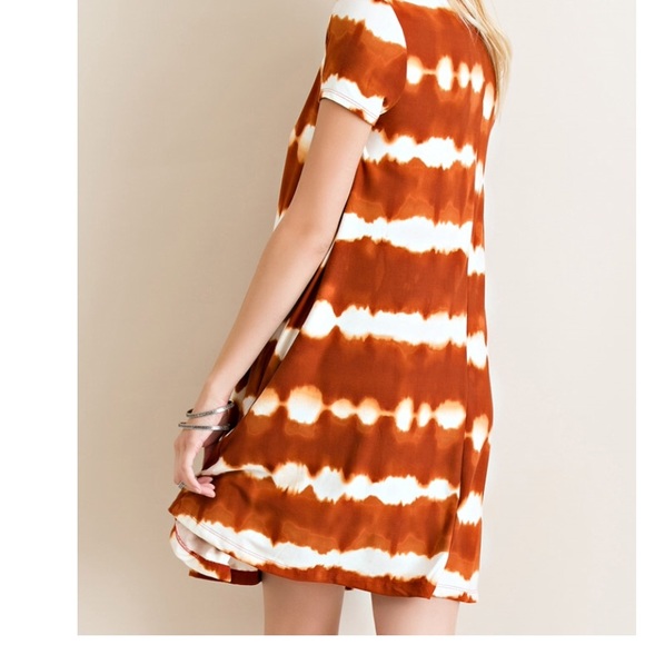 ‼️Clearance Tie Dye Short Sleeve Dress - Picture 3 of 3