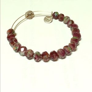 Purple beaded Alex and Ani bracelet