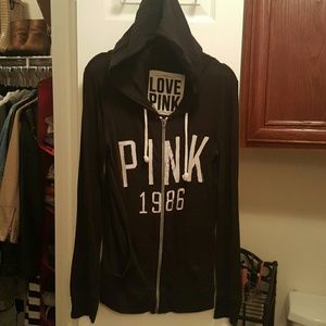Victoria Secret Pink zip up hoodie