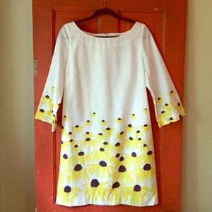 Lilly Pulitzer Yellow Flower Summer Dress