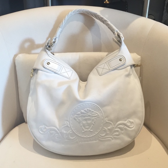✅SOLD✅ 100% Authentic Versace white shoulder bag