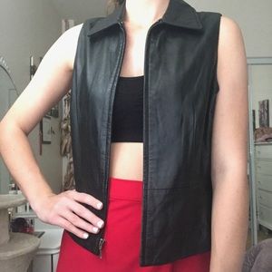 APT 9  leather vest