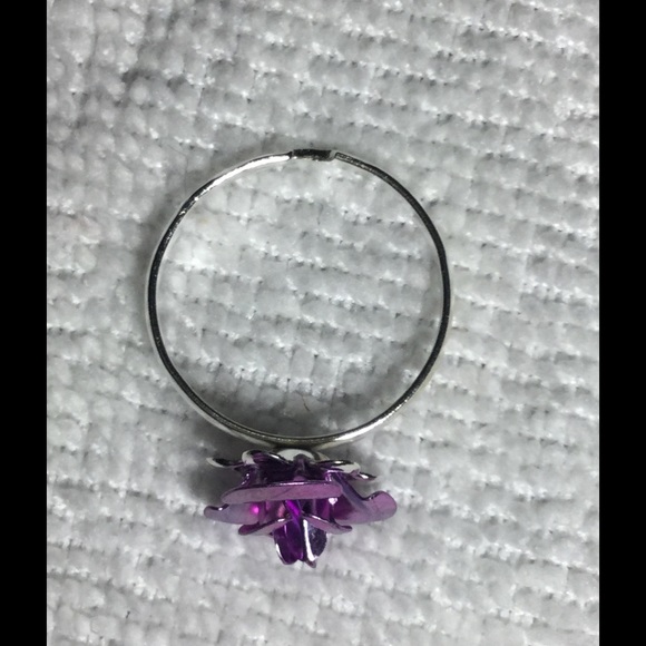 SOLD OUT Cute Light Purple Rose Ring - Picture 2 of 4