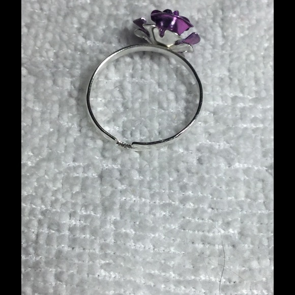 SOLD OUT Cute Light Purple Rose Ring - Picture 3 of 4