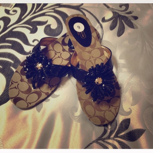 Size 9 Coach sandals