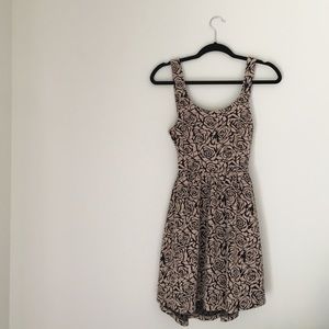 Urban Outfitters Floral Open Back Dress