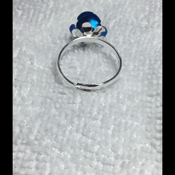 SOLD OUT Cute Blue Rose Ring - Picture 3 of 4