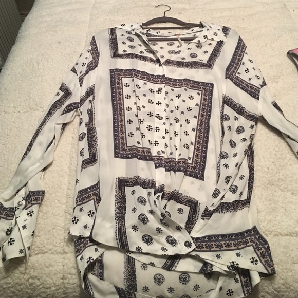 Free people blouse. Worn once.