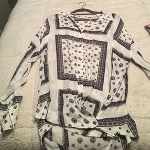 Free people blouse. Worn once.