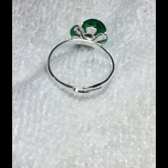 SOLD OUT Cute Green Rose Ring - Picture 3 of 4