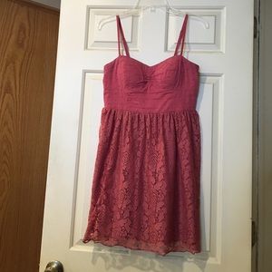 Pink Lace Dress