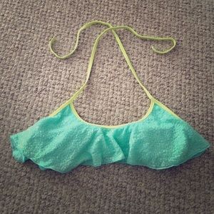 Victoria's Secret flounce bikini top