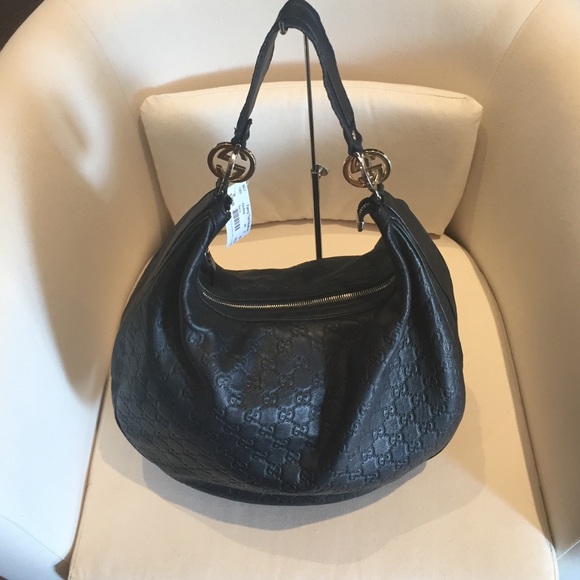 100% Authentic Gucci Guccisima Twin Interlocking