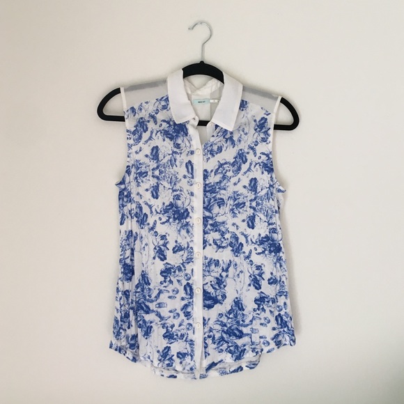 Urban Outfitters Floral Button Up