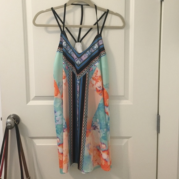 Jean Jail Multi-Colored Dress (Small)