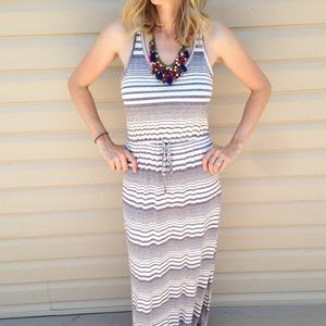 Forever 21 striped maxi dress