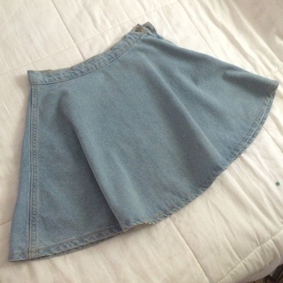 American Apparel Denim Circle Skirt
