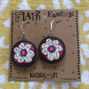 Button Earrings