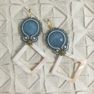 One-of-a-kind handmade in Italy earrings.