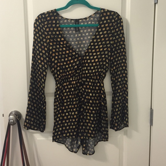 MINKPINK Cheetah Print Romper (XS)