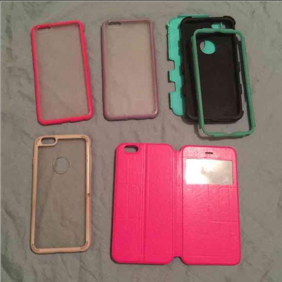 Lot of 5 iPhone 6PLUS cases