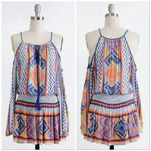 Lulumari Abstract Tunic Dresses