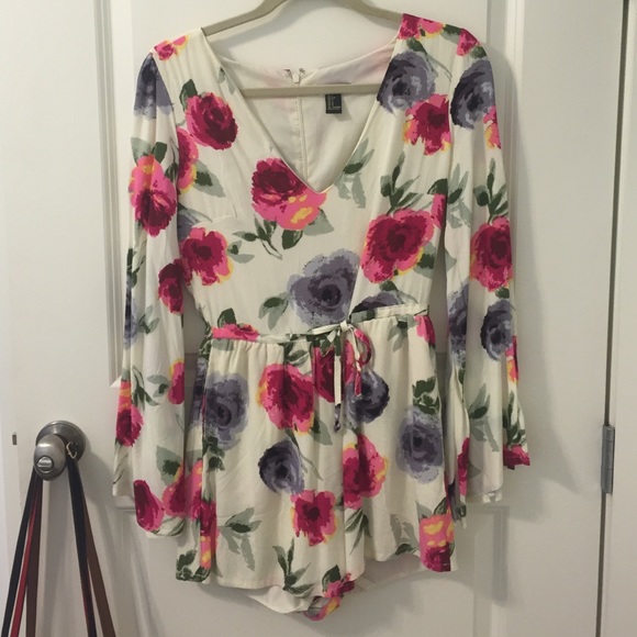 Forever 21 Floral Romper