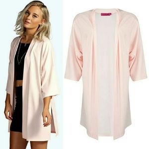 Boohoo Izabella Kimono Duster Coat