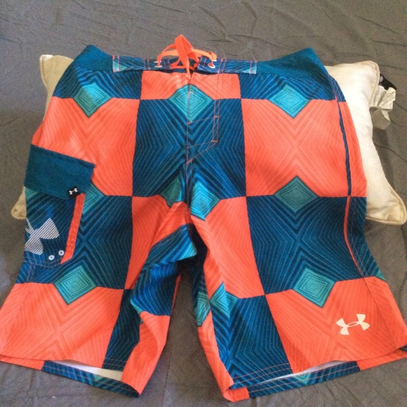 Lowest. Men's Under Armour swim trunks.