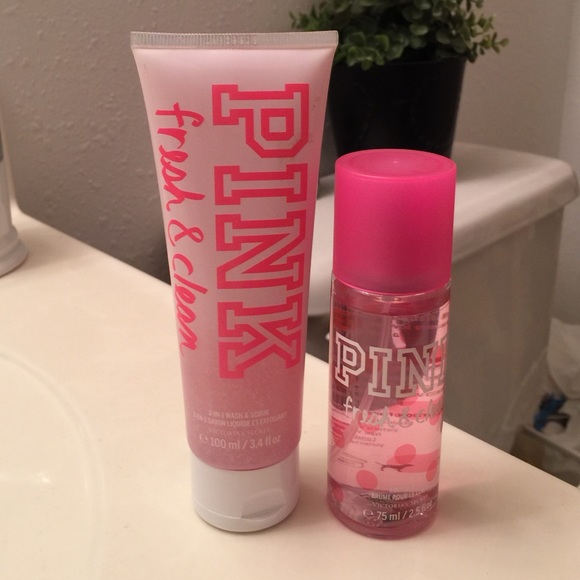 Victoria's Secret body wash and spray