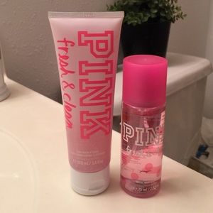 Victoria's Secret body wash and spray