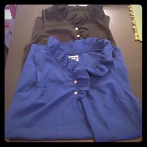 women's Tunics BLUE ONLY