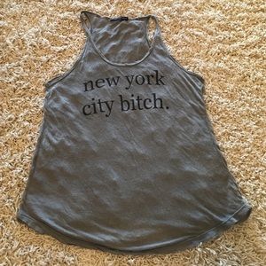 Brandy Melville New York City bitch tank