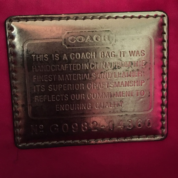 Authentic Coach Purse - Picture 2 of 4