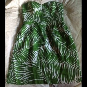 Milly strapless mini dress with pockets