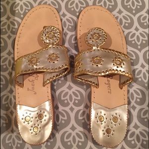 Silver and Gold like new Jack Rogers