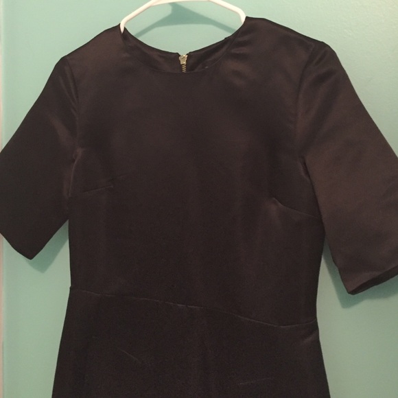 topshop black dress