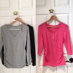 Bundle of 3 maternity tees