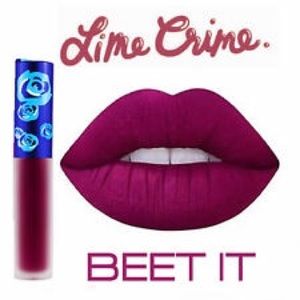 Lime crime beet it