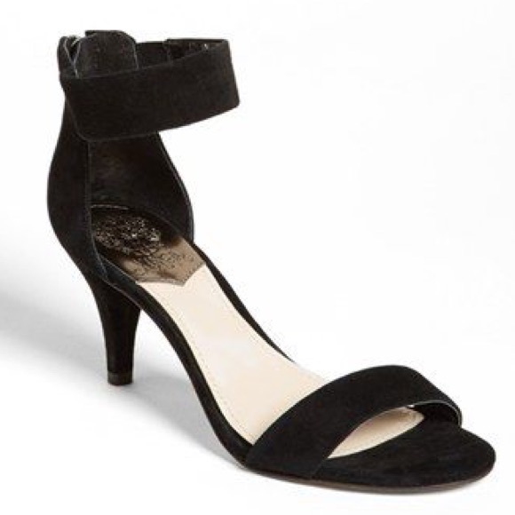 Vince Camuto Shoes - Vince Camuto black strappy sandal heels