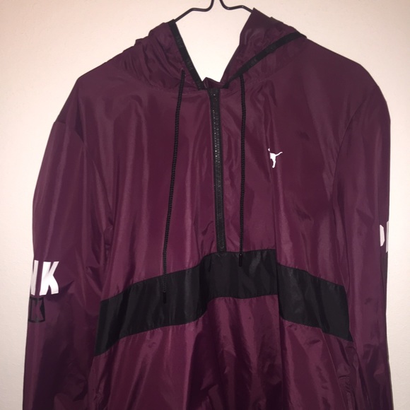 VICTORIA'S SECRET PINK ANORAK PULLOVER WINDBREAKER