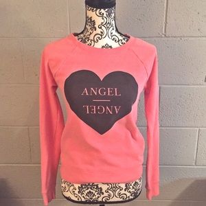 Victoria Secret Pink Pullover Angel Sweatshirt