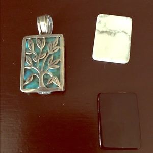 Sterling Silver Paisley Filigree Artisan Pendant