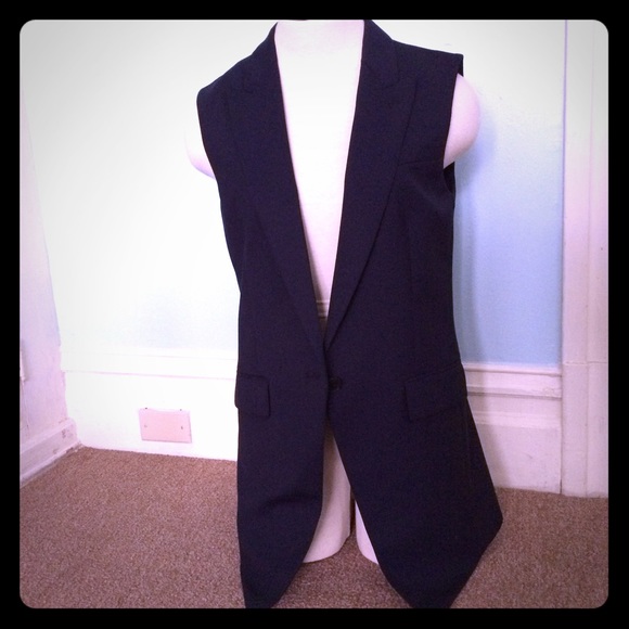 Theory navy tailored vest - Picture 1 of 4